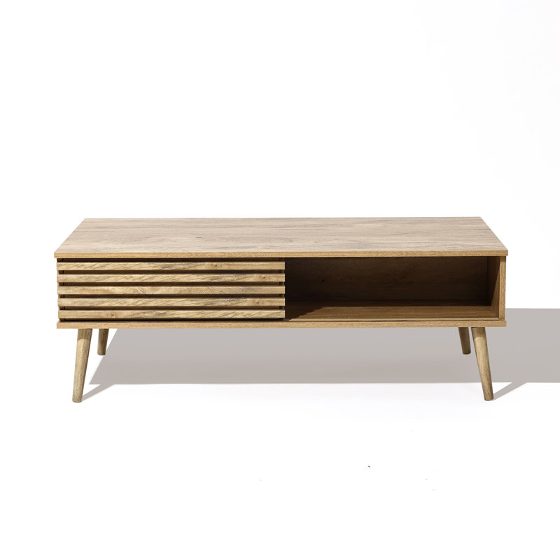 Table basse moderne avec porte coulissante Kristepher