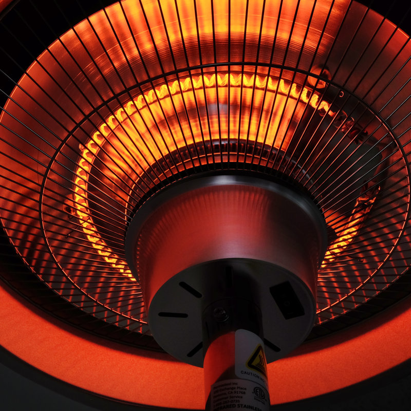 Stainless Steel Electric Hanging Patio Heater Lamp