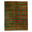 Hand Knotted Silk Area Rug in Rust