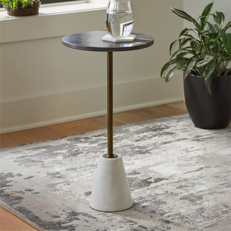 Marble Top End Table