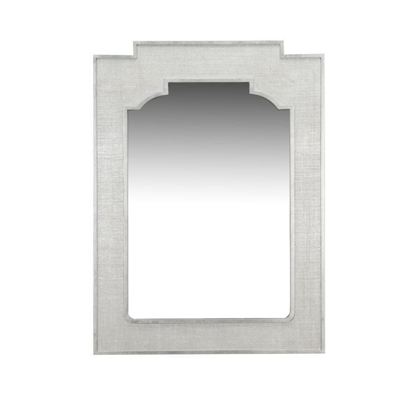 Yangon Flat Wall Mirror, Silver