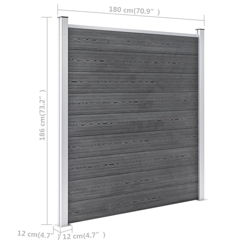 Okan 15.6m x 1.8m, Grey