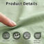 Ensemble de draps 4 pièces - Ultra doux et respirant - Mélange de coton de couleur unie lavable à la machine-126943529-126943530