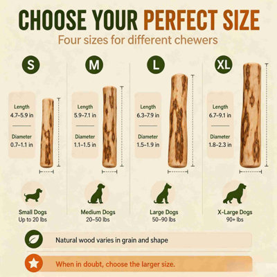 Polyester Pets Tunnel Toy Coffee Wood  Dog Chew Toy Natural Chewing Stick For Dogs