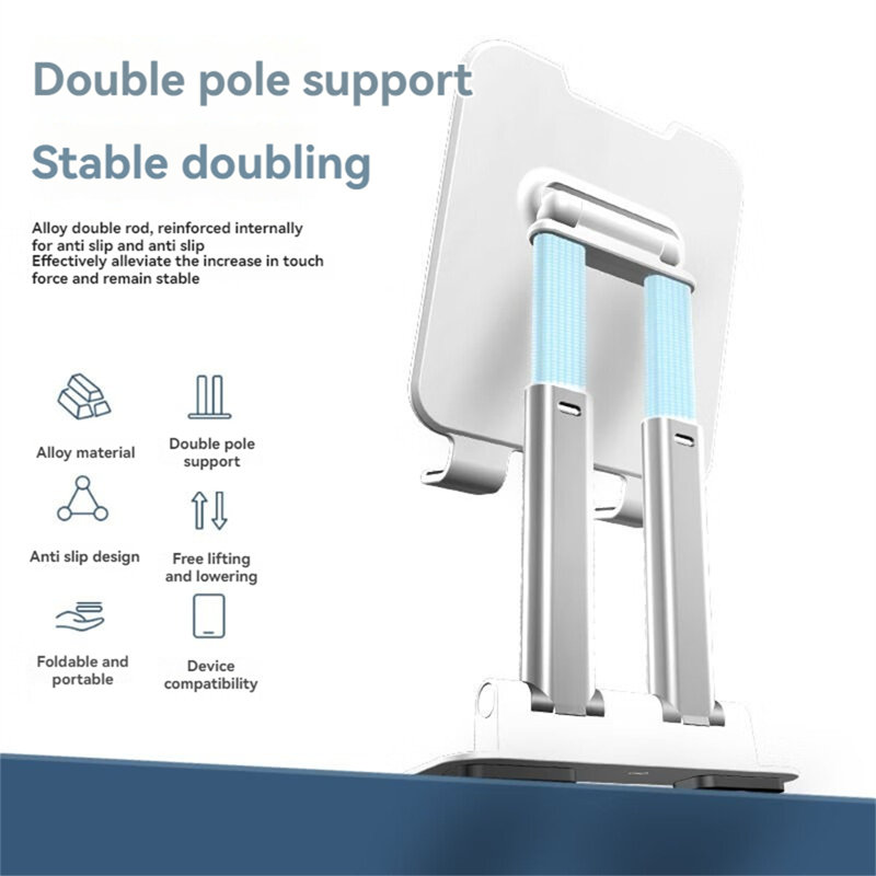 Support de bureau Anethrah 21 Tech Solutions, Blanc