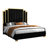 Duncanville Upholstered King Platform Bed, Black-1382240518-1382240519