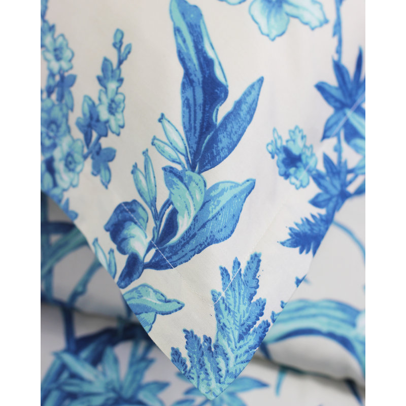 Pine Lake Floral Duvet Cover, Queen