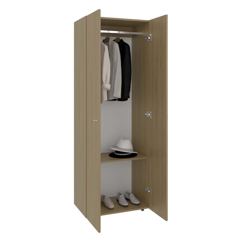 Armoire 2 portes Home, Chêne