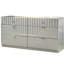 Modern Style 6- Drawer Dresser Made With Wood In Grey (Dresser)