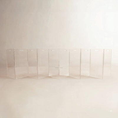 Clear Zig Zag Pet Gate