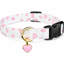 Collier pour chien ajustable à motif de fruits avec boucle à ouverture rapide, anneau en D en métal et breloque-134725345-134725344