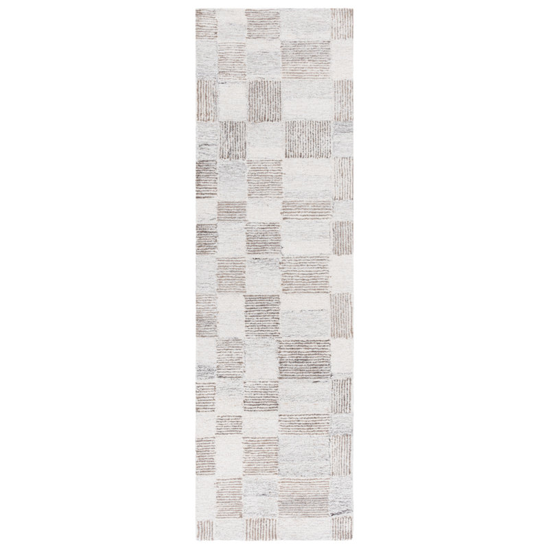 Tapis d'intérieur en laine touffeté à la main Ketelaar, Tapis de couloir 2 pi 3 po x 8 pi