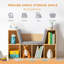 6-Cubby Kids Bookcase With Reading Nook And Cushion-468638565