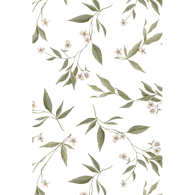 Floral Wallpaper, Pre-Pasted