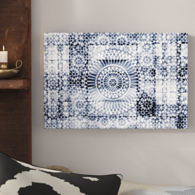 Impression sur toile tendue «Lionheartage Night Abstract»