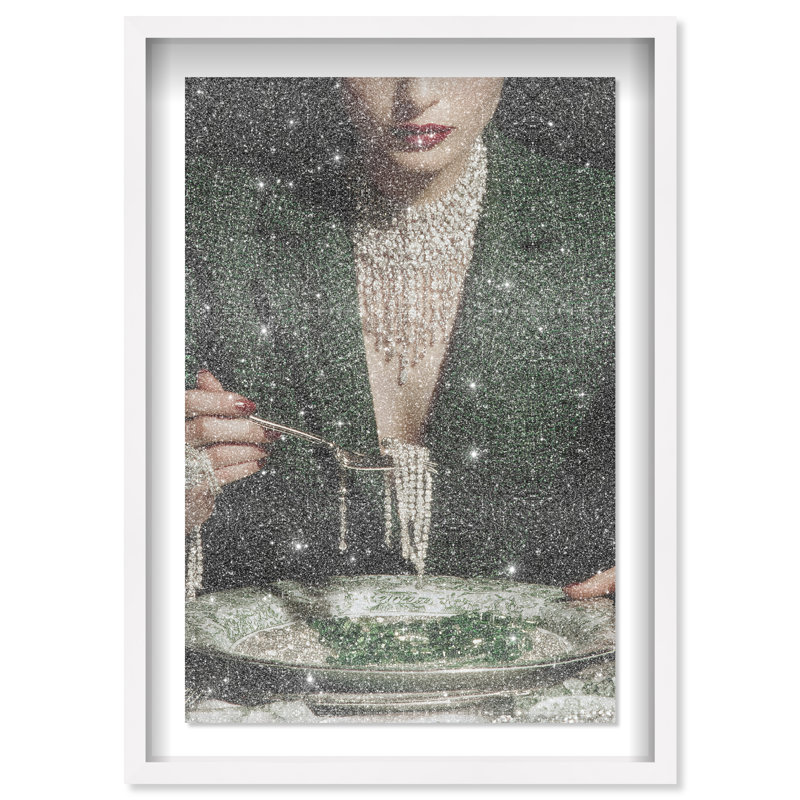Forest Feast Print by Oliver Gal, 16.5"H x 11.5"W, White Shadowbox