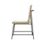 Ensemble de 2 chaises de salle à manger rembourrées en tissu