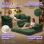 Canapé-lit convertible 4-en-1 peu encombrant avec coussin cylindrique moelleux et mousse de qualité supérieure - Canapé pliant en boîte pour les petits espaces-1213175083