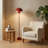 Industrial Metal Shade Pastel Floor Lamp With Foot Switch Modern Tall Standing Lamp For Living Room-742539876