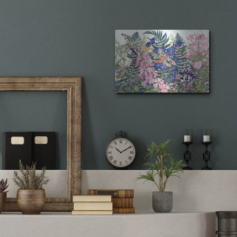 «Dragonflies» par Carissa Luminess, art en métal de luxe, «Dragonflies» par Carissa Luminess