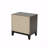 Two-Tone Wooden Nightstand With 2 Drawers-1717465417