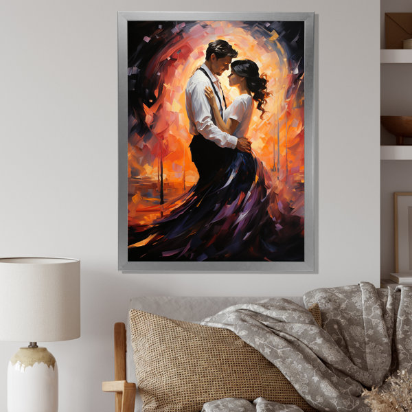 Winston Porter Lukaus Romantic Dance Of Wedding Couple I On Canvas ...