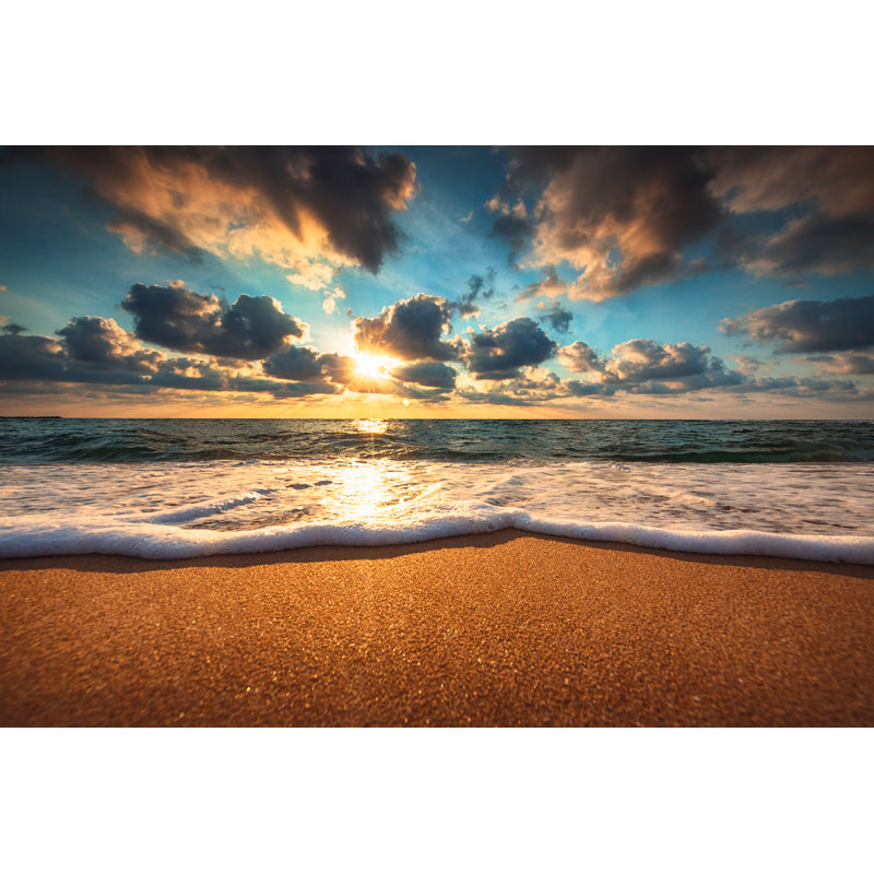 Beautiful Sunrise Over The Sea, 30cm H x 46cm W x 3.8cm D