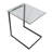 Elsner Tempered Glass C-Shaped Metal End Table-1446090626