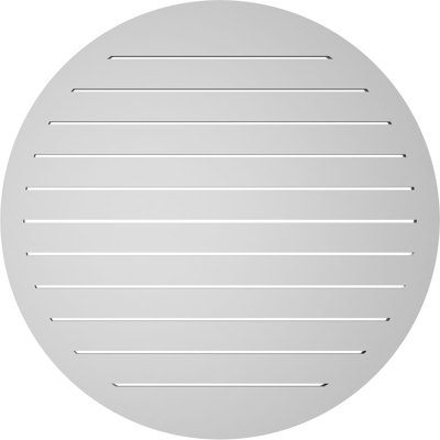 Round Surface Mount Signature Urethane Functional Gable Vent, Primed