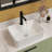 16 inch x 12 inch White Ceramic Rectangular Vessel Bathroom Sink with Stain Resistant Surface