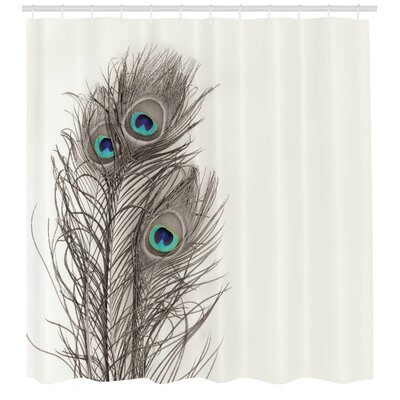 Peacock Shower Curtain Set + Hooks -  Ambesonne, sc_3785_69x105