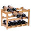 12 Bottle Tabletop Wine Bottle Rack Beige