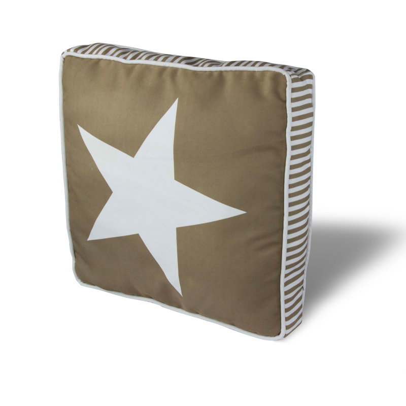 Coussin carré de qualité supérieure, 16,5 x 16,5 pouces, 50% coton / 50% polyester | Lavable et repassable avec fermeture à glissière dissimulée | Rembourrage en silicone pour un confort ultime | Housse amovible, parfaite pour la décoration intérieure et la détente
