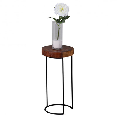 Walla Solid Wood Sled End Table