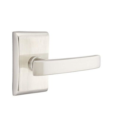 Geneva Flat Privacy (Bed & Bath) Door Lever with Rectangle Rosette