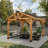 Arlington 12 Ft. W x 10 Ft. D Solid Wood Patio Gazebo