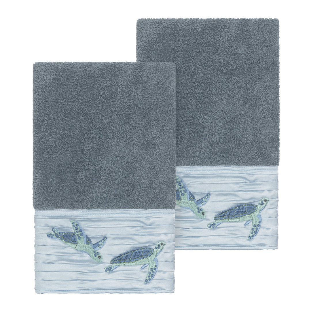 Mia Turkish Cotton Hand Towel (Set of 2) Linum Home Textiles 