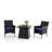 2 - Person Patio Dining Set with Square Table , Cushions Included