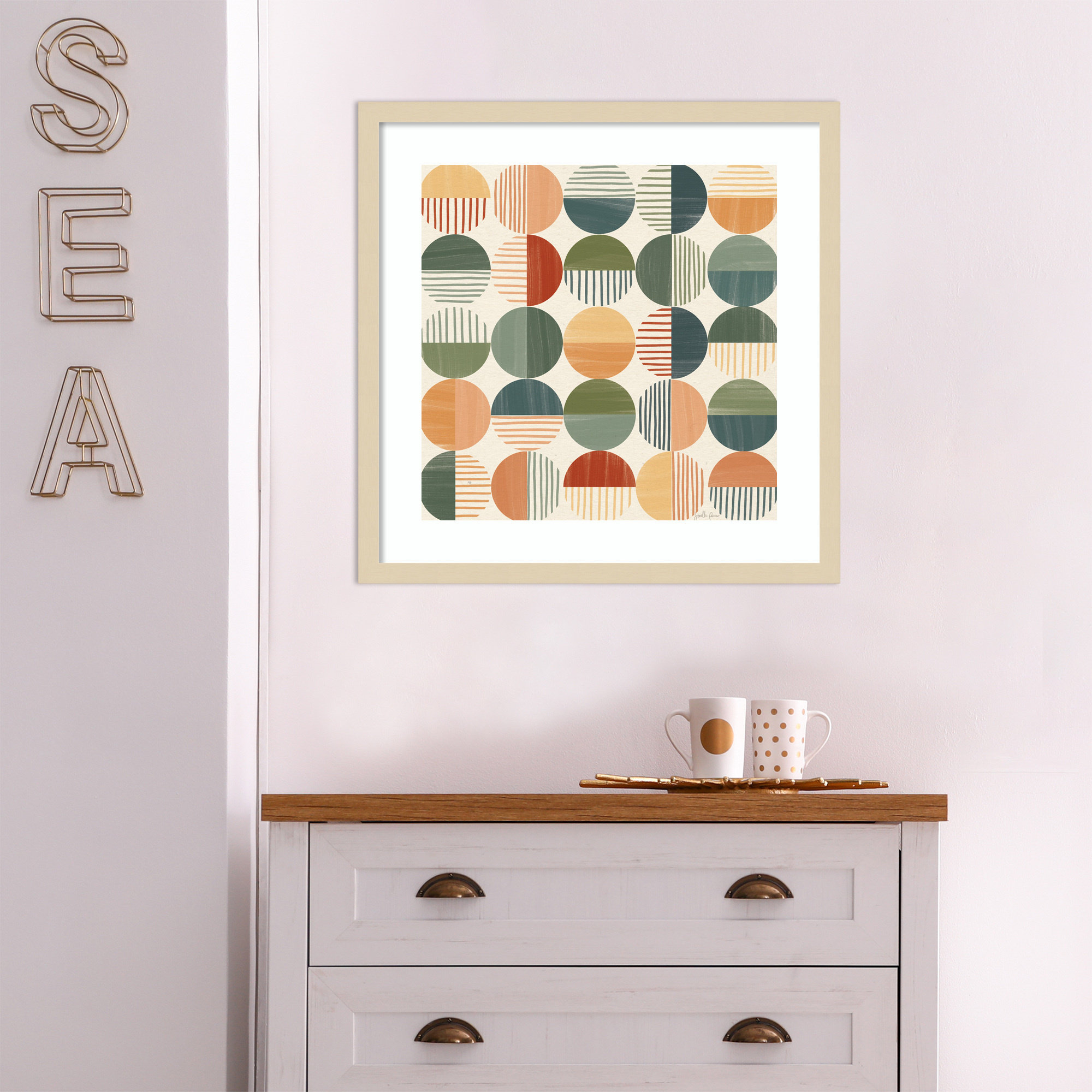 Born To Roam Pattern II, Brown, 21" H x 21" W x 1" D