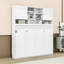 Grand lit escamotable en bois avec rangement