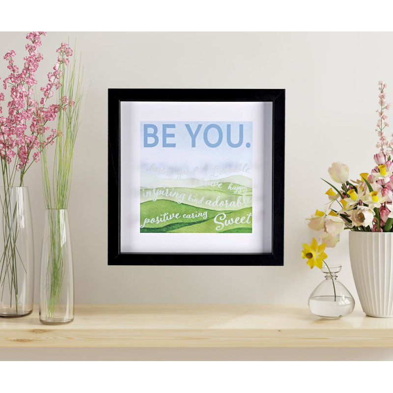 Framed Wall Art Be You 10X10