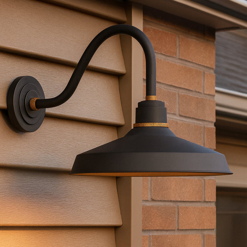 Velarie Aluminum Wall Light, Museum Bronze, 13.75" H x 12" W x 24" D