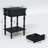 25'' Tall 1- Drawer Nightstand with Built-in Charging Outlets, Minimal Assembly Needed-717546811