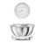 Transparent / argent