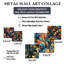 Sau - ensemble d'art mural floral de 5