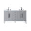 Meuble-lavabo double 60 po-2136184979