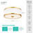 3-Light Flush Mount Ceiling Light Fixture 12.6" Drum Light With White Fabric Shade Modern Close To Ceiling Light(Brushed Gold)