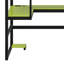Lit mezzanine tout-en-un avec bureau d'étude, support latéral pour accessoires, grandes tablettes et lumières d'ambiance RVB dynamiques-1601235496