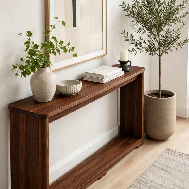Console 70,1 po, Noyer
