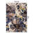 Dichiera Floral Brown/Navy/Cream Non-Slip Rubberback Area Rug-972733599